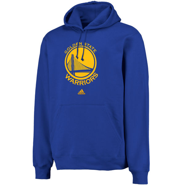 Men Golden State Warriors Logo Pullover Hoodie Sweatshirt Royal